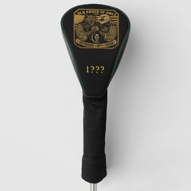 Golf Headcover (Vorderseite)