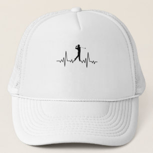 GOLF HEARTBEAT Golfkleidung Frauen Männer Kinder Truckerkappe