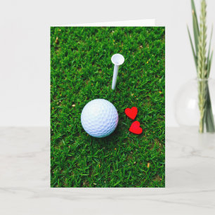 Golf Hearts Süßeste Karte