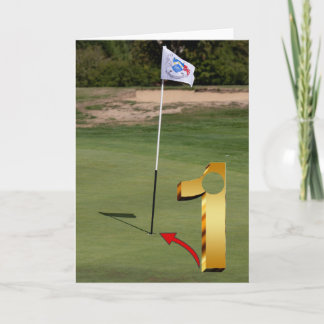 Golf. Hole-in-One. Karte
