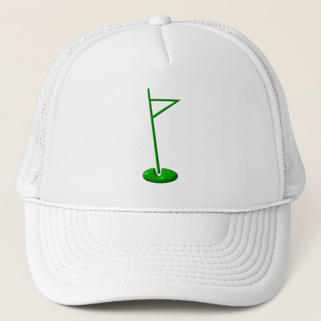 Golf Hole Marker Truckerkappe (Vorderseite)