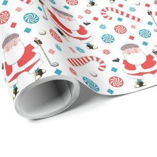 Golf Holiday Geschenk Geschenkpapier