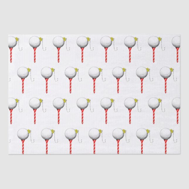 Golf Holiday Geschenkideen Seidenpapier (Vorderseite)