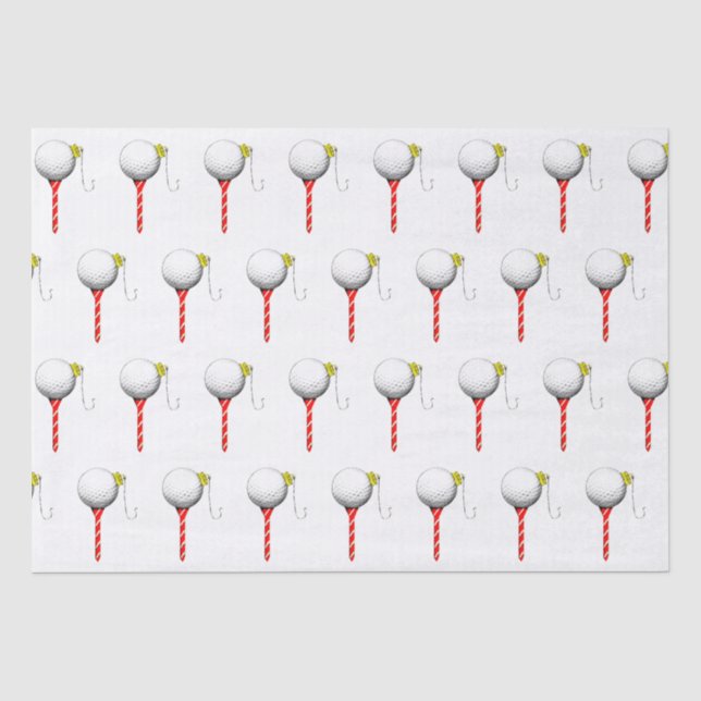 Golf Holiday Geschenkideen Seidenpapier (Vorderseite)
