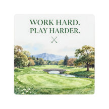 Golf Home-Dekor-Kollektion | Premium-Aquarell