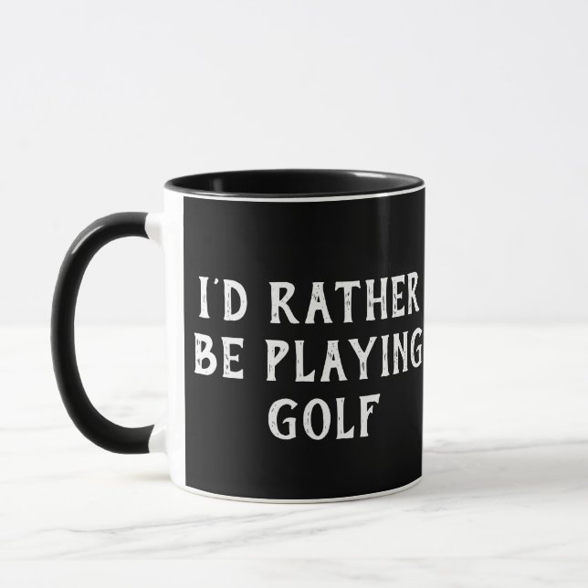 GOLF ICH WÜRDE GERADE GOLF SPIELEN TASSE (Links)