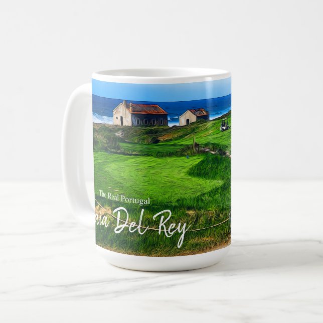 Golf im Praia del Rey Portugal Kaffeetasse (Vorderseite Links)