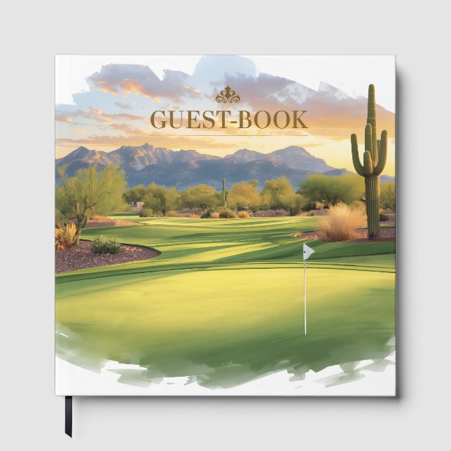 Golf in Arizona  Gästebuch (Vorderseite)