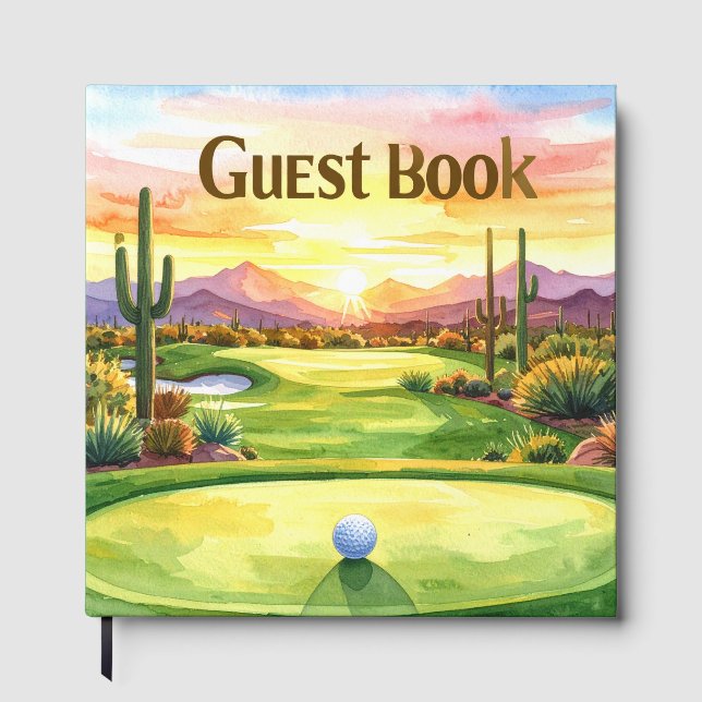 Golf in Arizona  Gästebuch (Vorderseite)