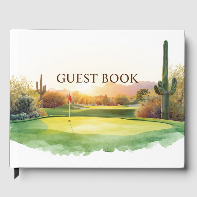 Golf in Arizona  Gästebuch (Vorderseite)