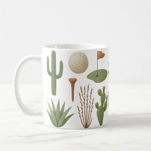 Golf in Arizona Kaffeetasse
