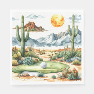 Golf in Arizona  Servietten
