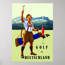 Golf in Deutschland Poster