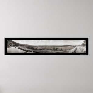 Golf in Foto 1913 Ashevilles NC Poster
