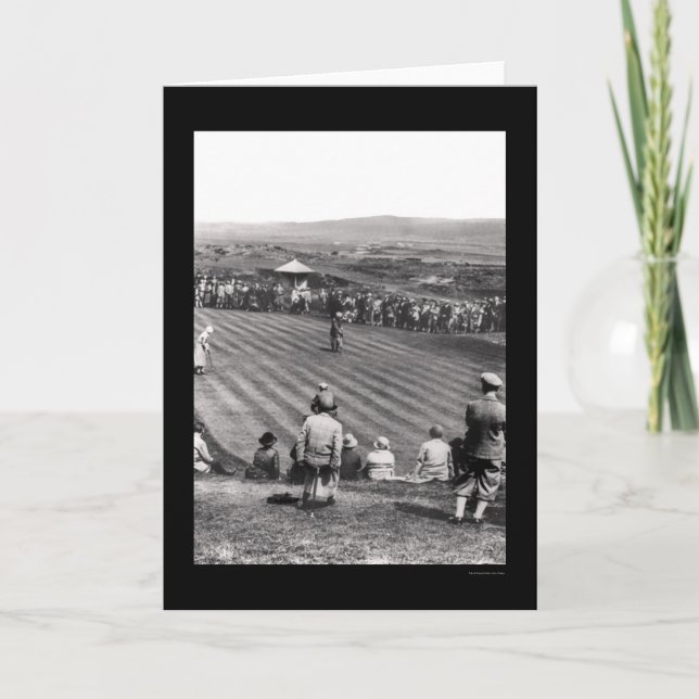 Golf in Schottland 1926 Karte (Vorderseite)