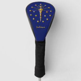 Golf Indiana & Indiana Flag / Golf Clubs Cover Golf Headcover