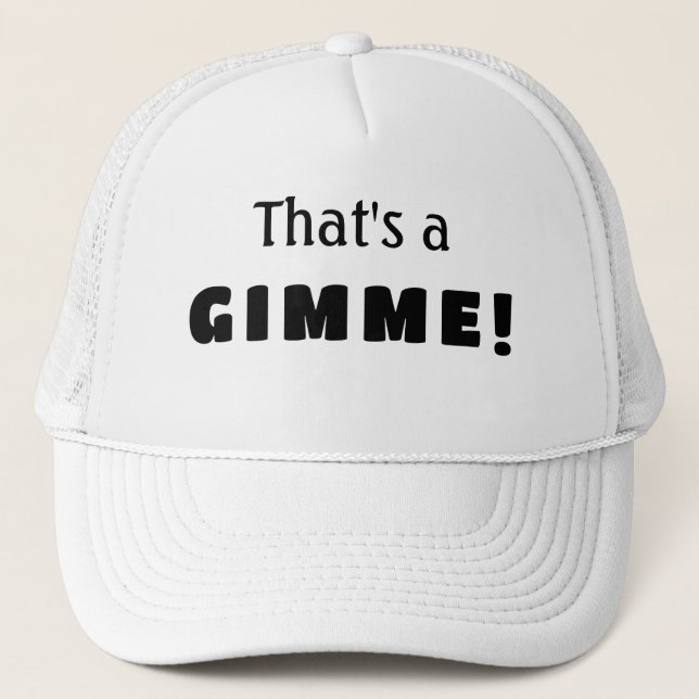 Golf Infusion "Das ist ein GIMME!" Golf Truckerkappe (Vorderseite)