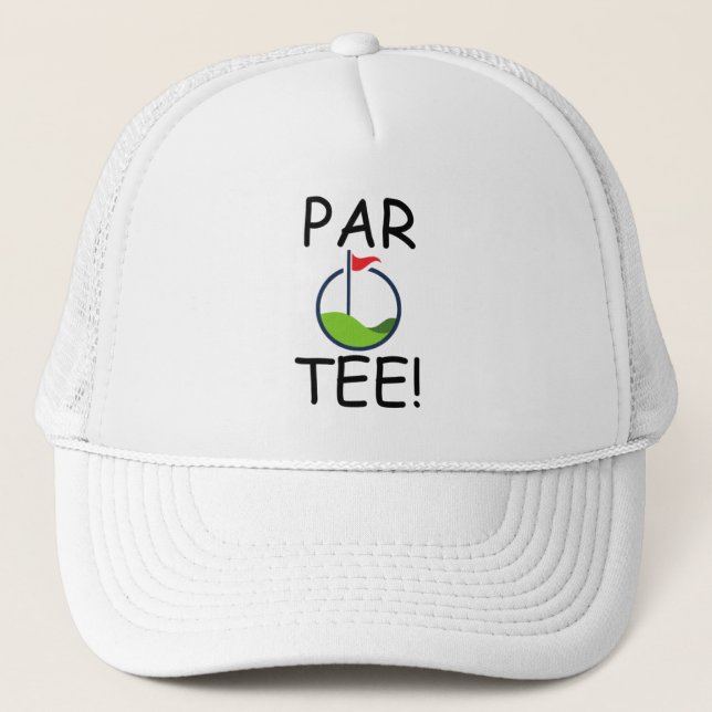 Golf Infusion "PAR T-SHIRT" Logo | Golf Hat Truckerkappe (Vorderseite)