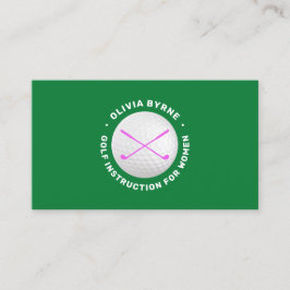 Golf Instructor Pro Visitenkarte