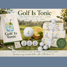 Golf Is Tonic | Papier Cadeau Golf