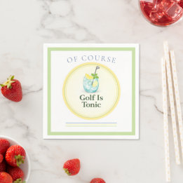 Golf Is Tonic | Serviettes en papier pour golf