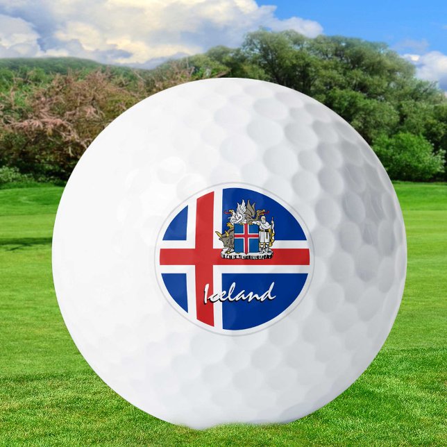 Golf Island & Isländisch Flag / Golf Ball (Von Creator hochgeladen)