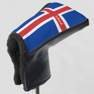 Golf Island & Isländische Flagge / Golf Clubs Cove Headcover