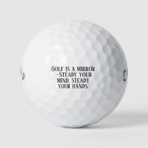 'Golf ist ein Spiegel' Die mentale Seite des Sport Golfball