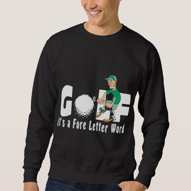Golf ist es ein Vorderbuchstabe-Wort-T - Shirt (Vorderseite)
