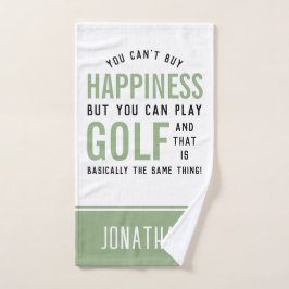 Golf ist Glück Funny Golf Lover Geschenke Handtuch