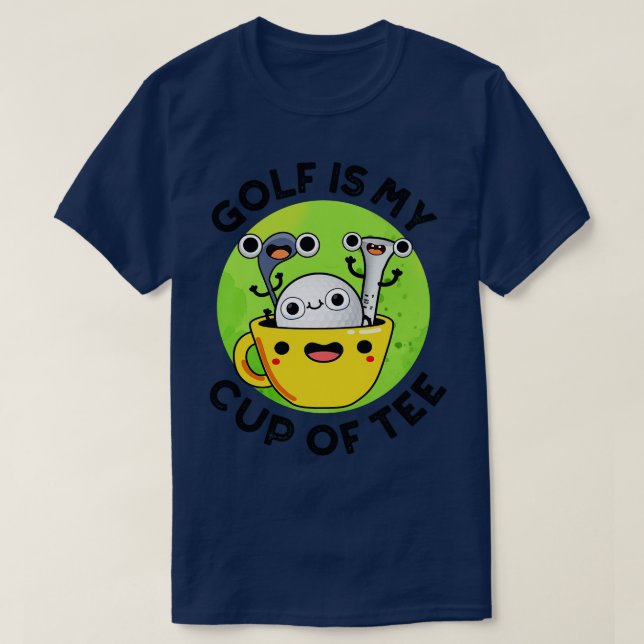 Golf ist mein Cup T-Shirt Niedlichen Golfpuffer 1 (Design vorne)