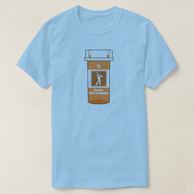 Golf ist mein Medikament T-Shirt (Design vorne)