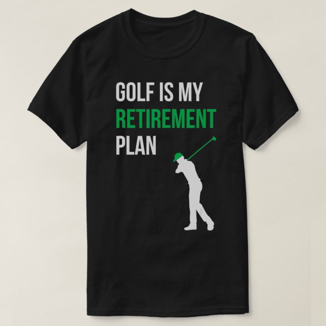 Golf ist mein Plan Golfer Funny Golf Mama T-Shirt (Design vorne)