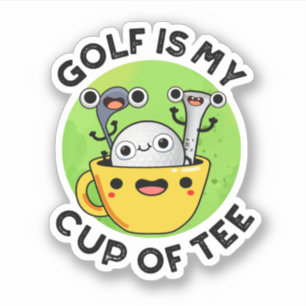 Golf ist mein T-Shirt Funny Golf Pun Aufkleber