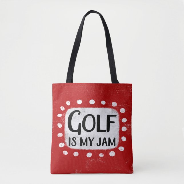 Golf ist meine Jam Totasche Tasche (Vorderseite)