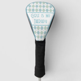 Golf ist meine Therapy Raute Headcover