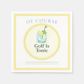 Golf ist Tonic | Golf-Themenparty-Dekoration Serviette