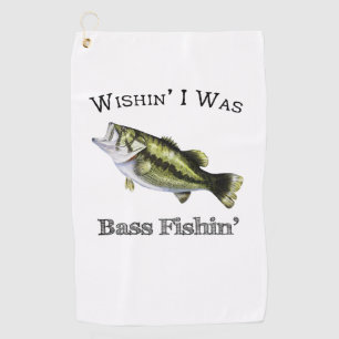 Golf J'Ai Été Basse Serviette De Pêche