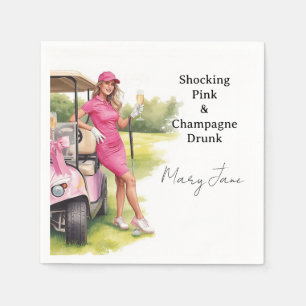 Golf Junggesellinnen-Abschied Par-Tee Party Serviette