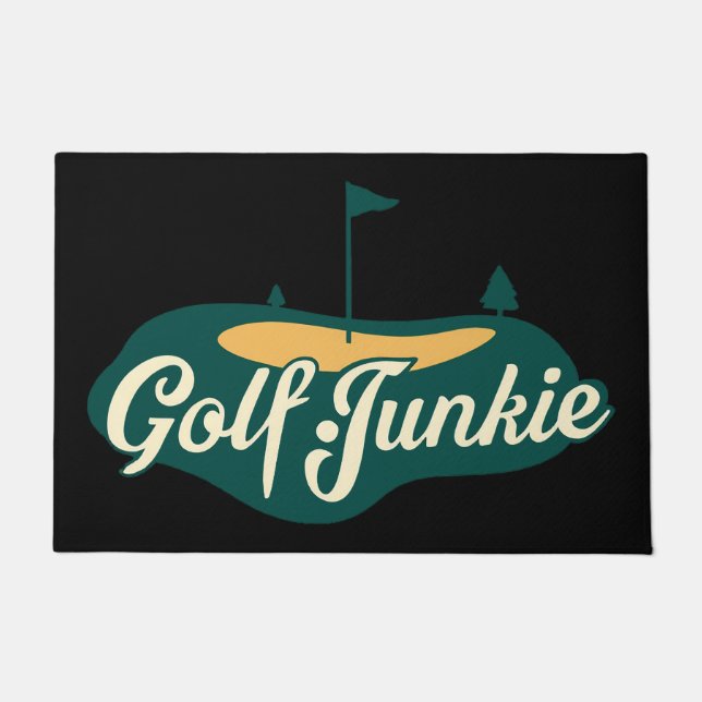 Golf Junkie Niedlich Cool Fußmatte (Vorderseite)