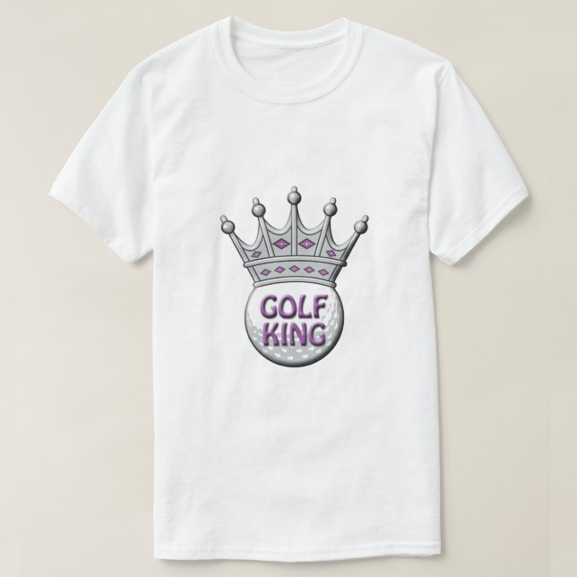 Golf King Father's Day Dadism Geschenk T-Shirt (Design vorne)