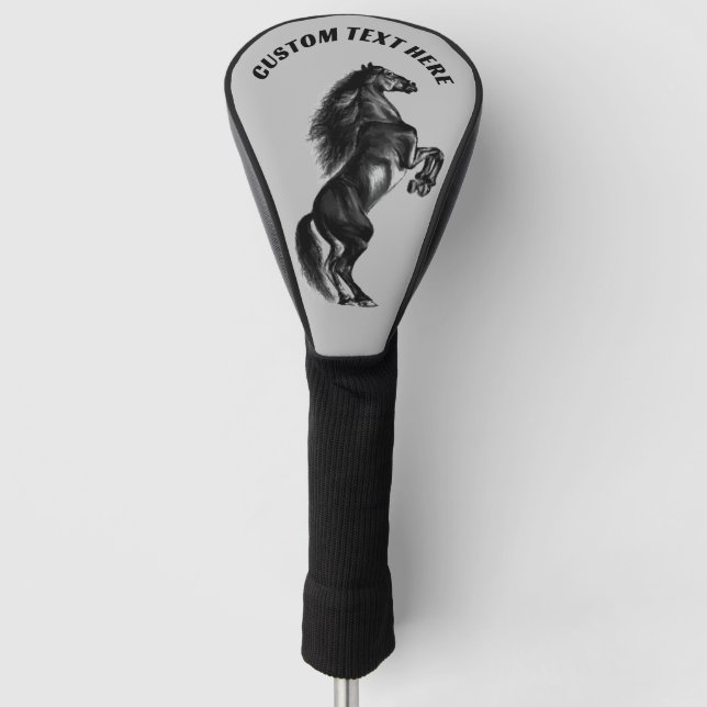 Golf Kopfbedeckung mit eigenem Text - Ihr Name Golf Headcover (Vorderseite)