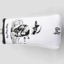 Golf Kopfbedeckung, Putter. Golf Headcover
