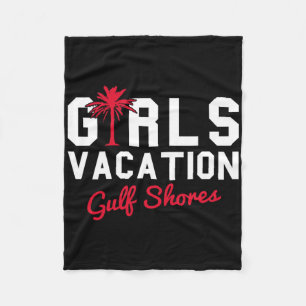 Golf Küste Alabyma Girls Urlaub Fleecedecke