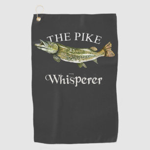 Golf La serviette de pêche foncée Whisperer de brochet