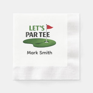 Golf Lass uns Abschlags-Toilettenpapier Golf Jun Serviette