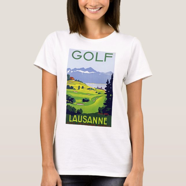 Golf ~ Lausanne T-Shirt (Vorderseite)