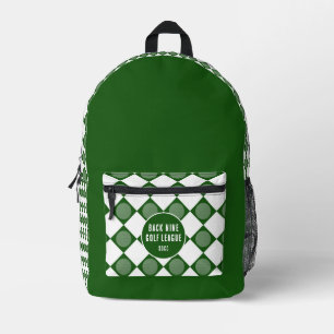 Golf League Prix: Personalisierter Golf Club Rucks Bedruckter Rucksack