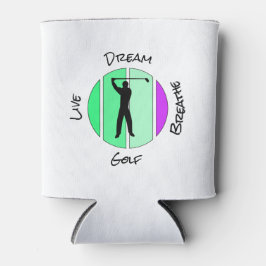 Golf leben, träumen, atmen dosenkühler