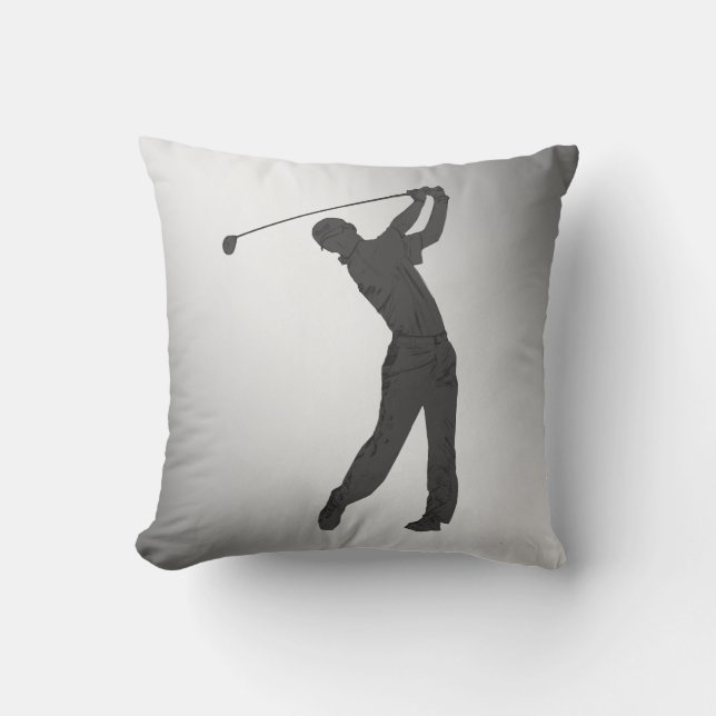 Golf-lebenslustiger Typ kundengerecht Kissen (Vorderseite)
